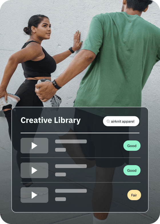 Creative Library — search and score creative assets