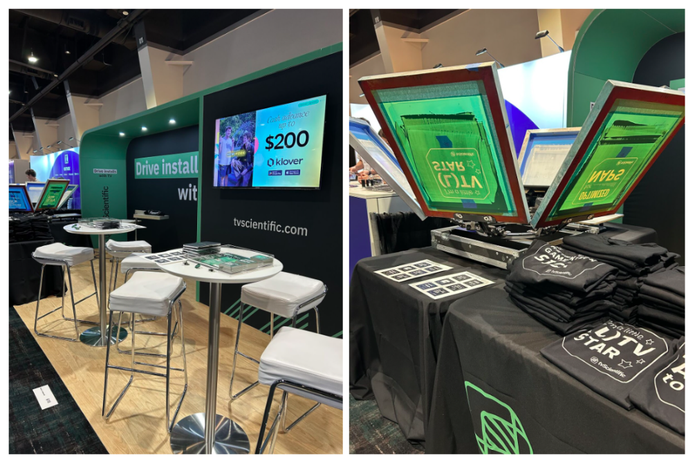 Mobile Apps Unlocked (MAU) tvScientific booth